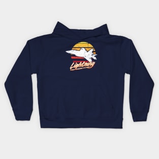 Retro F-35 Lightning Kids Hoodie